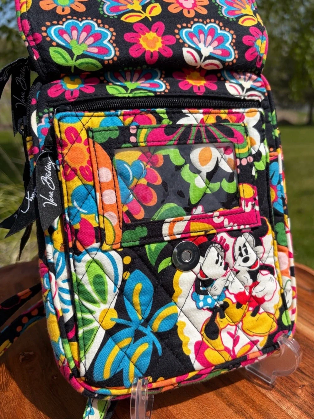 Disney Parks Vera Bradley Mini Hipster Crossbody “Midnight with Mickey” Like New